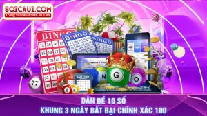 Dàn đề 10 số khung 3 ngày