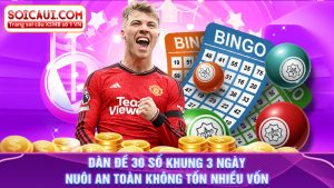 Dàn đề 30 số khung 3 ngày