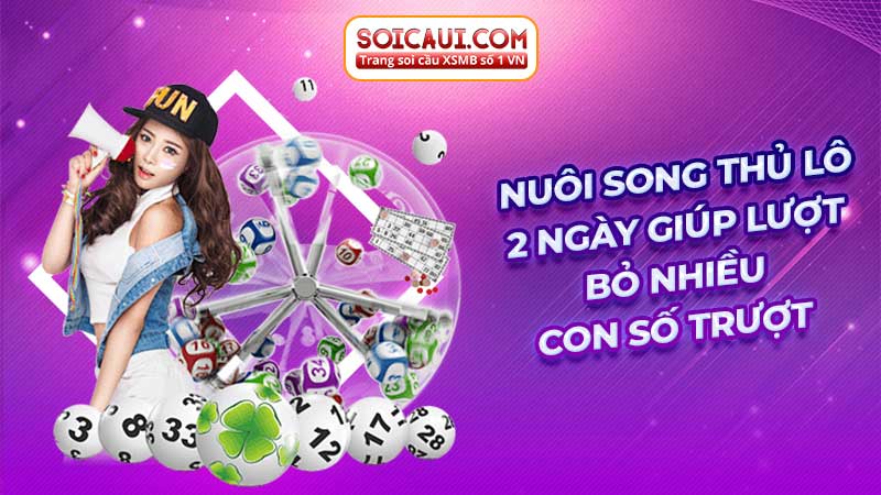 Nuôi song thủ lô 2 ngày giúp lượt bỏ nhiều con số trượt