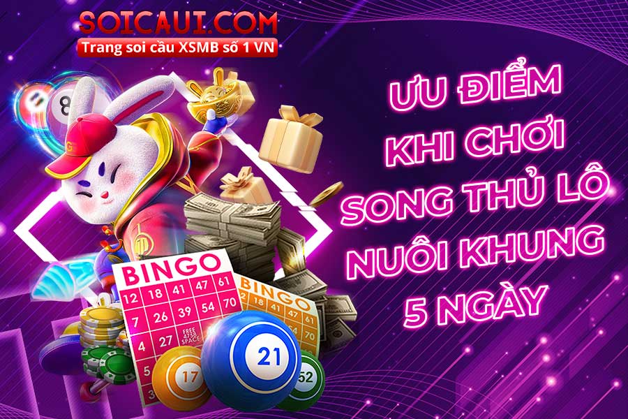 Ưu điểm khi chơi song thủ lô nuôi khung 5 ngày